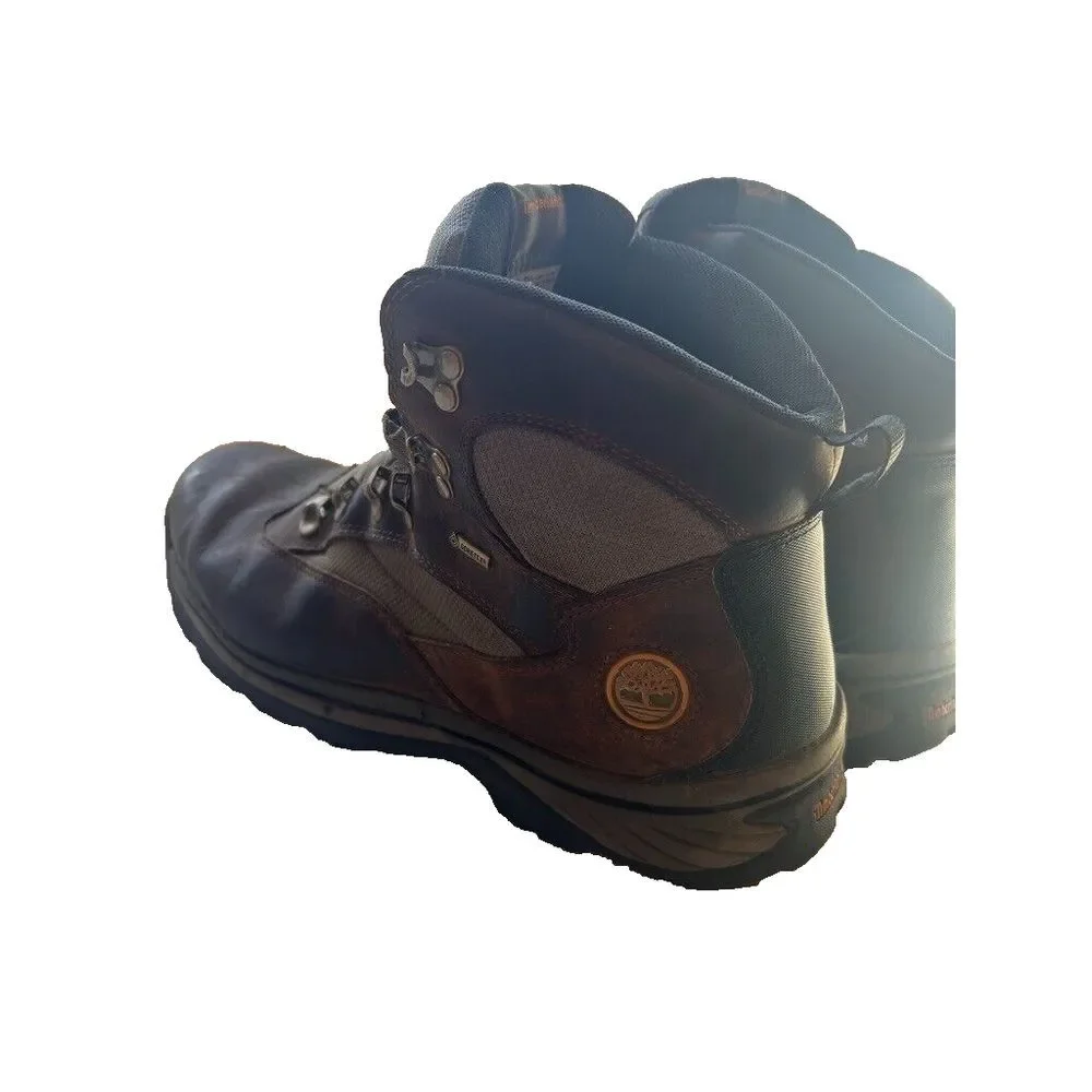 Timberland Mens Chocorua Mid Waterproof Hiker Trail Gore-Tex Men's 12 BrownGreen